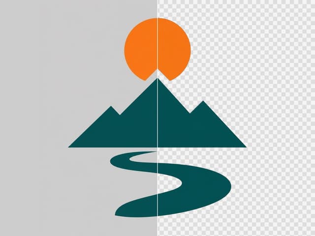 把白底或彩底上的 Logo 轉成原始解析度的透明 PNG，細線條與字母鏤空都保留。