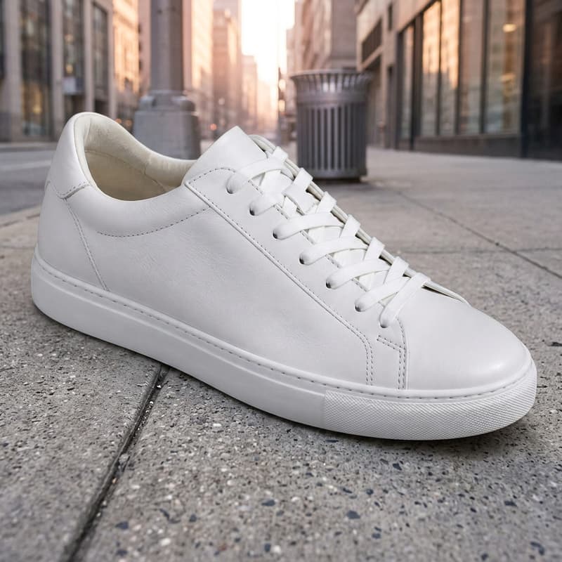 Sneaker-Freisteller → Stadt-Gehweg — Nachher